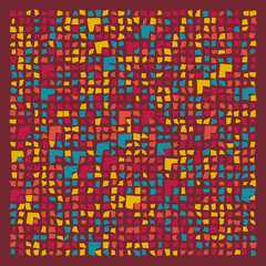 Offset Quads generative art background art illustration