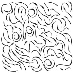 hand drawn arrow set
