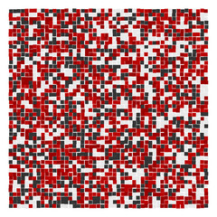 Fototapeta premium Offset Quads generative art background art illustration