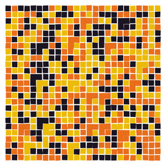 Fototapeta premium Offset Quads generative art background art illustration