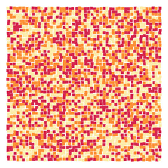 Fototapeta premium Offset Quads generative art background art illustration