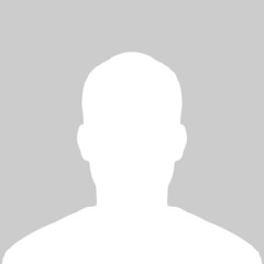Man avatar profile picture. Vector illustration