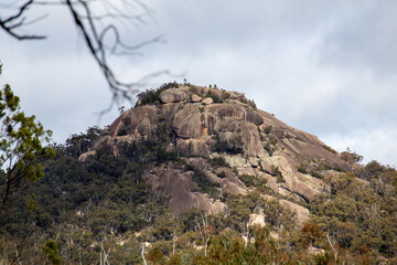 Colourful Rocky Hillside in Australian Bush