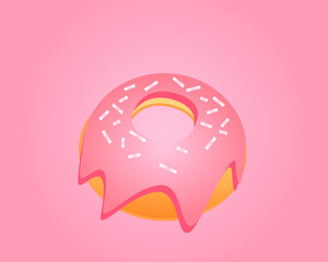 pink donut