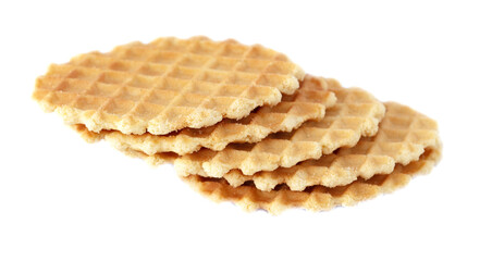 Sweet cookies on a white background.
