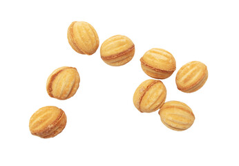 Cookies nuts with condensed milk