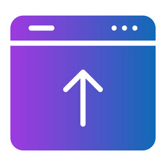 upload gradient icon