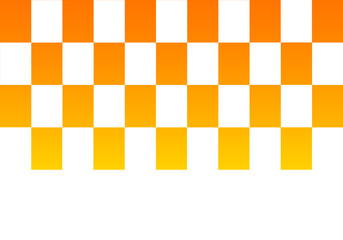 chess pattern square with white yellow and orange colour 
