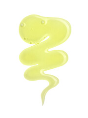 Sample of shower gel isolated on white