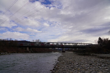 Achbrücke der Bahn Lauterach nach Bregenz