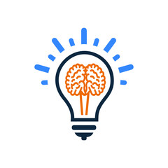 Fototapeta premium Light bulb, creative, creativity icon. Editable vector graphics.