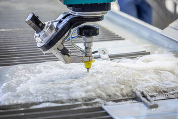 CNC water jet cutting machine