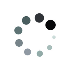 Process, loading icon. Simple vector sketch.