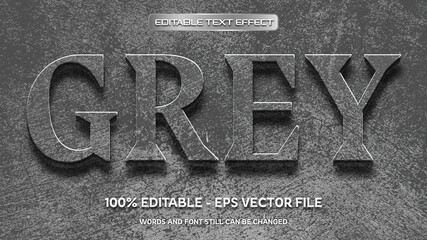 Editable text effect with natural stone background
