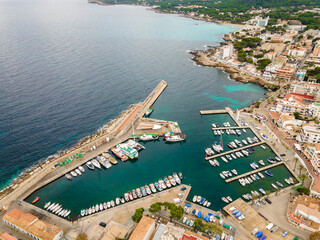 Port Cala Ratjada, Mallorca from Drone