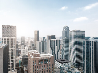 aerial photography ningbo city architecture landscape skyline large format