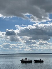 Boat on the beach; Calm Sea; Leigh-on Sea