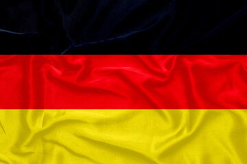 flag Germany silk background, silk texture.