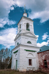 white Orthodox bell tower