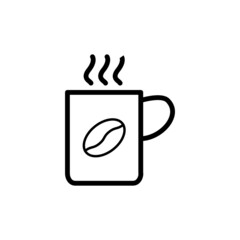 mug coffee new icon vector simple
