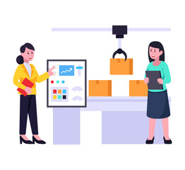 Fototapeta premium Manufacturing Analysis