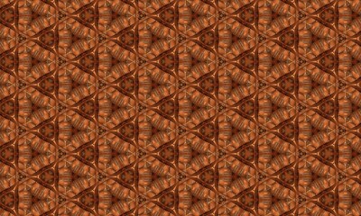 Ethnic textile decorative ornamental seamless pattern.