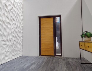 Architecture interior mockup