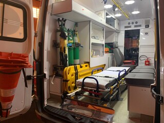 Interior of an Ambulance
