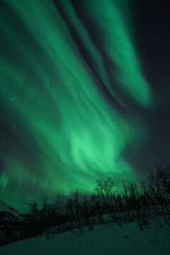 northern lights aurora borealis swedish lapland