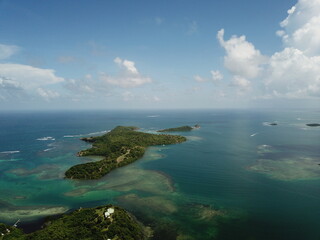 Fototapeta na wymiar Martinique French Caribbean island landscape