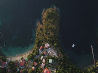 Fototapeta na wymiar Martinique island landscape Caribbean islands