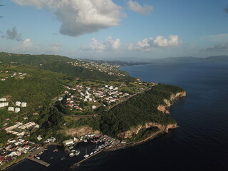 Martinique island landscape Caribbean islands