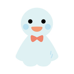 かわいいてるてるぼうずのイラスト　素材