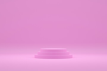 Background 3d render scene with podium, minimal product display mock up scene and geometric shape object. 3d render