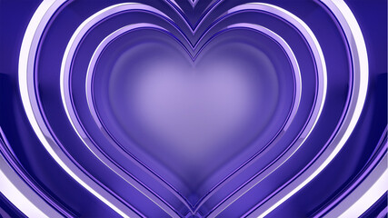 Podium for product placement in valentines day with decorations