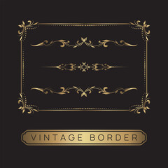 vintage border, decorative frame design
