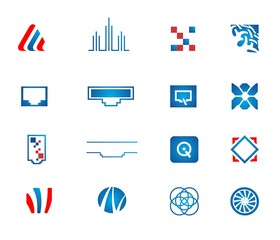 Vector network icons set