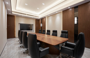 Modern Chinese style office, 
Conference Room