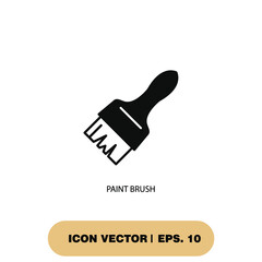 paint brush icons  symbol vector elements for infographic web
