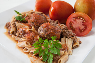 meatballs with tomato sauce