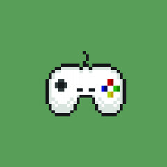 video game controller stick in pixel art style © Pixeleart