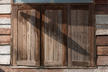 old wooden window