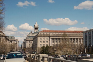 Fototapeta premium Washington DC Streetscape in Spring