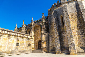 Obraz premium Medieval Templar castle in Tomar