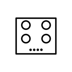 stove icon nev simple vector