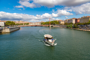 Cityscape of Lyon, France