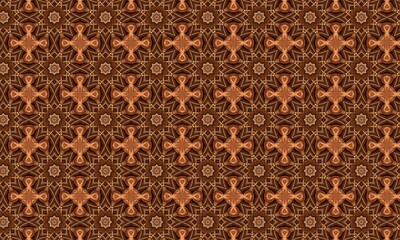 Ikat seamless pattern. Tribal art print. Chevron geometric background. Abstract zigzag pattern for cover design