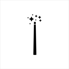 Magic wand icon vector illustration symbol