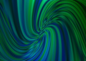 Dark Blue, Green vector template with bubble shapes.