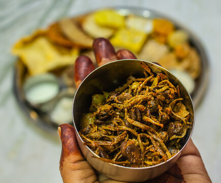 Ker-sangri is a vegetable which is made by plucking directly from the tree, which is native vegetable of Rajasthan